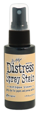 Ranger Tim Holtz Distress Spray Stain Antique Linen 1.9 fl oz (TSS42136) Ranger Tim Holtz Distress Spray Stain Antique Linen 1.9 fl oz (TSS42136)