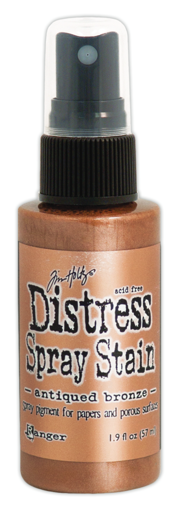Ranger Tim Holtz Distress Spray Stain Antiqued Bronze 1.9 fl oz (TSS42143) Ranger Tim Holtz Distress Spray Stain Antiqued Bronze 1.9 fl oz (TSS42143)
