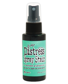 Ranger Tim Holtz Distress Spray Stain Cracked Pistachio 1.9 fl oz (TSS44109) Ranger Tim Holtz Distress Spray Stain Cracked Pistachio 1.9 fl oz (TSS44109)