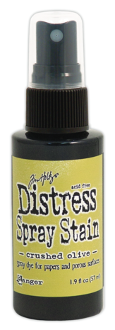 Ranger Tim Holtz Distress Spray Stain Crushed Olive 1.9 fl oz (TSS42228) Ranger Tim Holtz Distress Spray Stain Crushed Olive 1.9 fl oz (TSS42228)