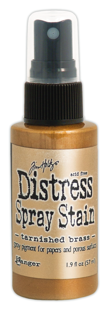 Ranger Tim Holtz Distress Spray Stain Tarnished Brass 1.9 fl oz (TSS42549) Ranger Tim Holtz Distress Spray Stain Tarnished Brass 1.9 fl oz (TSS42549)
