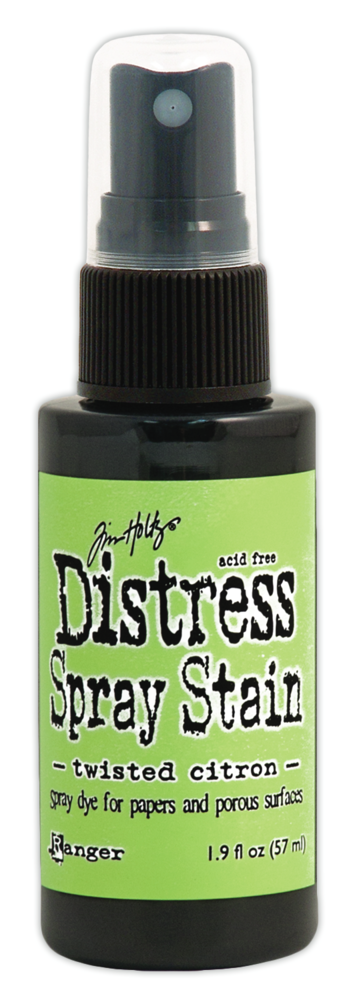 Ranger Tim Holtz Distress Spray Stain Twisted Citron 1.9 fl oz (TSS44185) Ranger Tim Holtz Distress Spray Stain Twisted Citron 1.9 fl oz (TSS44185)