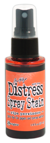 Ranger Tim Holtz Distress Spray Stain Ripe Persimmon 1.9 fl oz (TSS42433) Ranger Tim Holtz Distress Spray Stain Ripe Persimmon 1.9 fl oz (TSS42433)