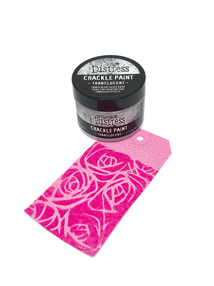 Ranger Tim Holtz Distress Crackle Paint Translucent 3 fl oz (TDC80411) Ranger Tim Holtz Distress Crackle Paint Translucent 3 fl oz (TDC80411)