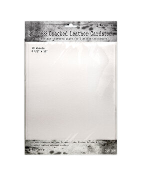 Ranger Tim Holtz Distress Cracked Leather Cardstock 8.5x11 Inch (10pcs) (TDA71280) Ranger Tim Holtz Distress Cracked Leather Cardstock 8.5x11 Inch (10pcs) (TDA71280)