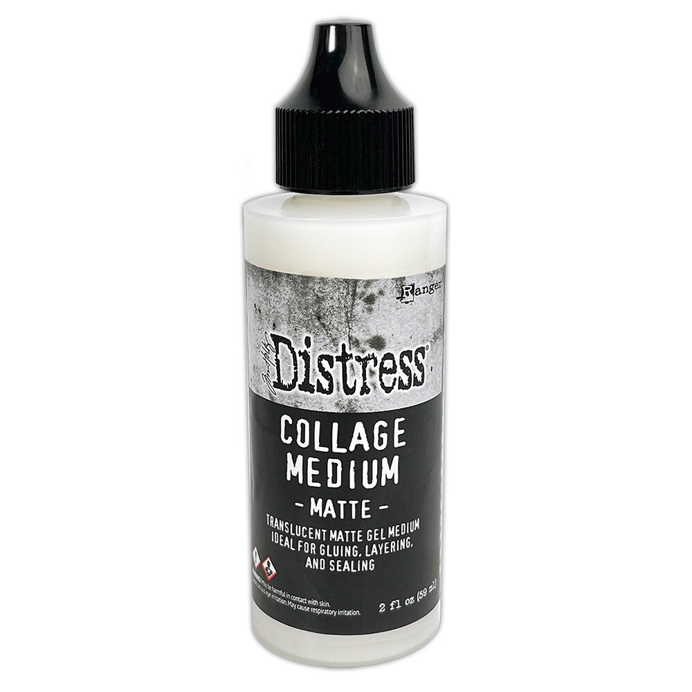 Ranger Tim Holtz Distress Collage Medium Matte 2 fl oz (TDA73031) Ranger Tim Holtz Distress Collage Medium Matte 2 fl oz (TDA73031)