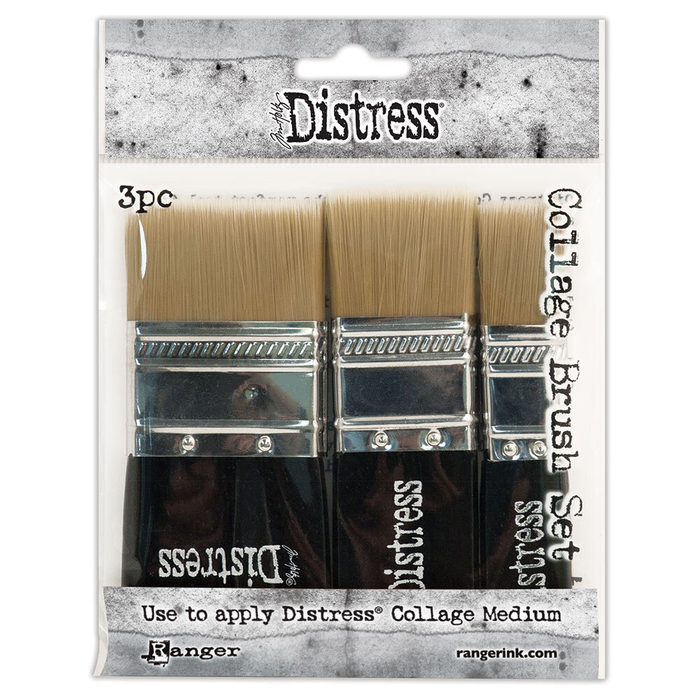 Ranger Tim Holtz Distress Collage Brush Assortment (3pcs) (TDA50896) Ranger Tim Holtz Distress Collage Brush Assortment (3pcs) (TDA50896)