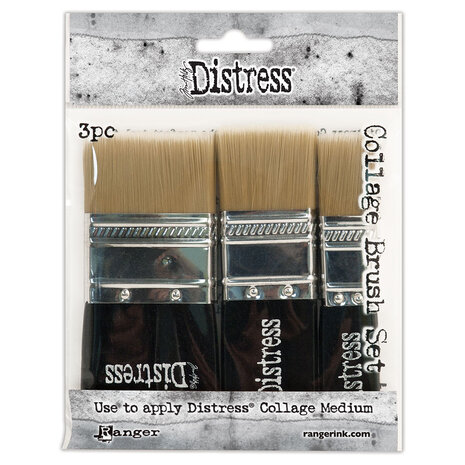 Ranger Tim Holtz Distress Collage Brush Assortment (3pcs) (TDA50896) Ranger Tim Holtz Distress Collage Brush Assortment (3pcs) (TDA50896)