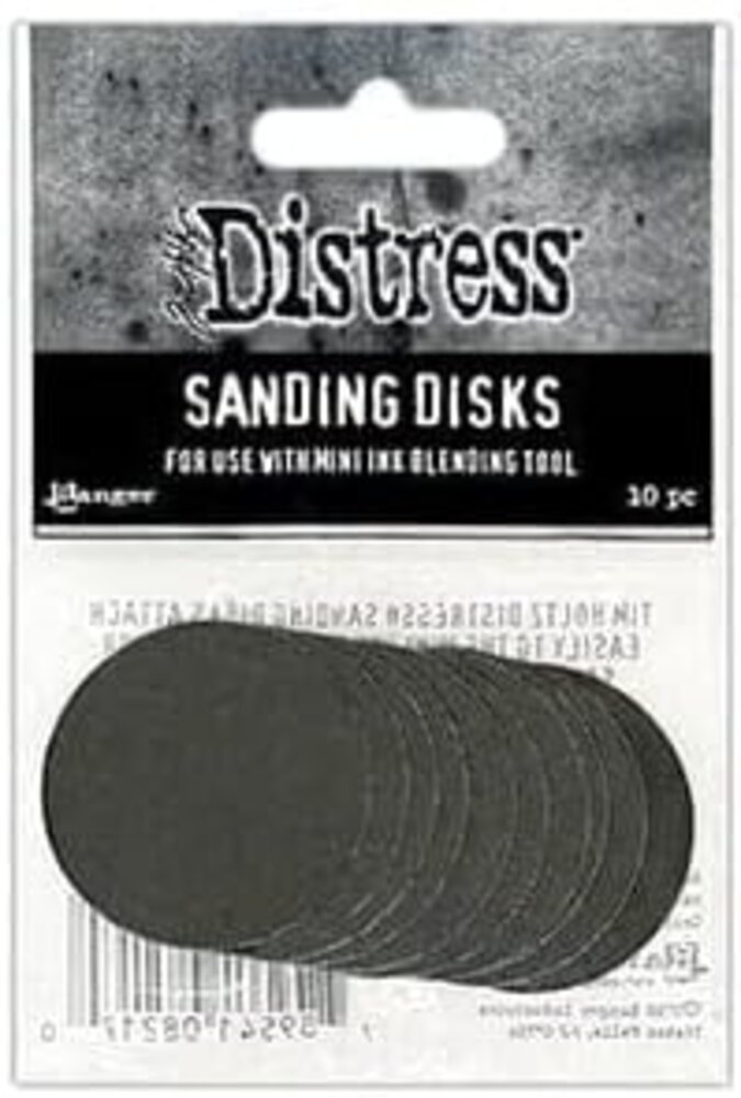 Ranger Tim Holtz Distress Sanding Disks (10pcs) (TDA82170) Ranger Tim Holtz Distress Sanding Disks (10pcs) (TDA82170)