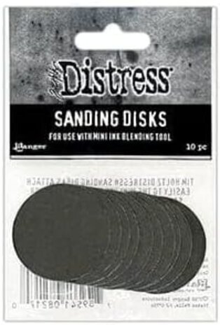 Ranger Tim Holtz Distress Sanding Disks (10pcs) (TDA82170) Ranger Tim Holtz Distress Sanding Disks (10pcs) (TDA82170)