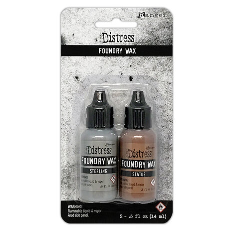 Ranger Tim Holtz Distress Foundry Wax Kit 2 (Sterling/Statue) (TDAK80442) Ranger Tim Holtz Distress Foundry Wax Kit 2 (Sterling/Statue) (TDAK80442)