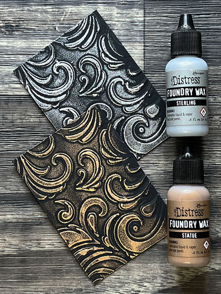 Ranger Tim Holtz Distress Foundry Wax Kit 2 (Sterling/Statue) (TDAK80442) Ranger Tim Holtz Distress Foundry Wax Kit 2 (Sterling/Statue) (TDAK80442)