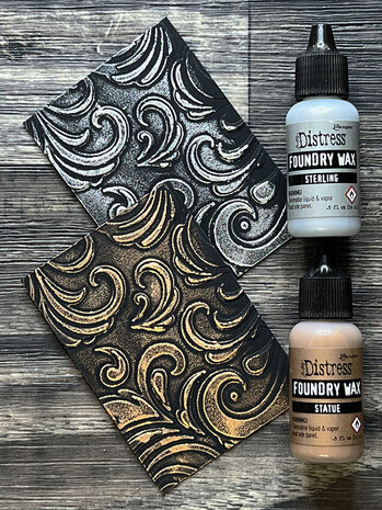 Ranger Tim Holtz Distress Foundry Wax Kit 2 (Sterling/Statue) (TDAK80442) Ranger Tim Holtz Distress Foundry Wax Kit 2 (Sterling/Statue) (TDAK80442)