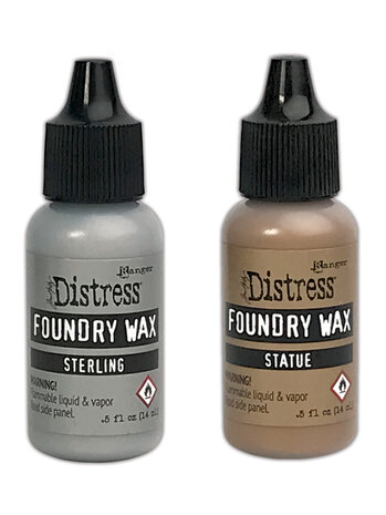 Ranger Tim Holtz Distress Foundry Wax Kit 2 (Sterling/Statue) (TDAK80442) Ranger Tim Holtz Distress Foundry Wax Kit 2 (Sterling/Statue) (TDAK80442)