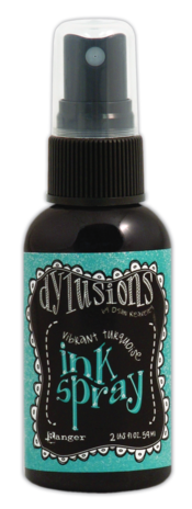 Ranger Dyan Reaveley Dylusions Ink Sprays Vibrant Turquoise 2 fl oz (DYC33943) Ranger Dyan Reaveley Dylusions Ink Sprays Vibrant Turquoise 2 fl oz (DYC33943)