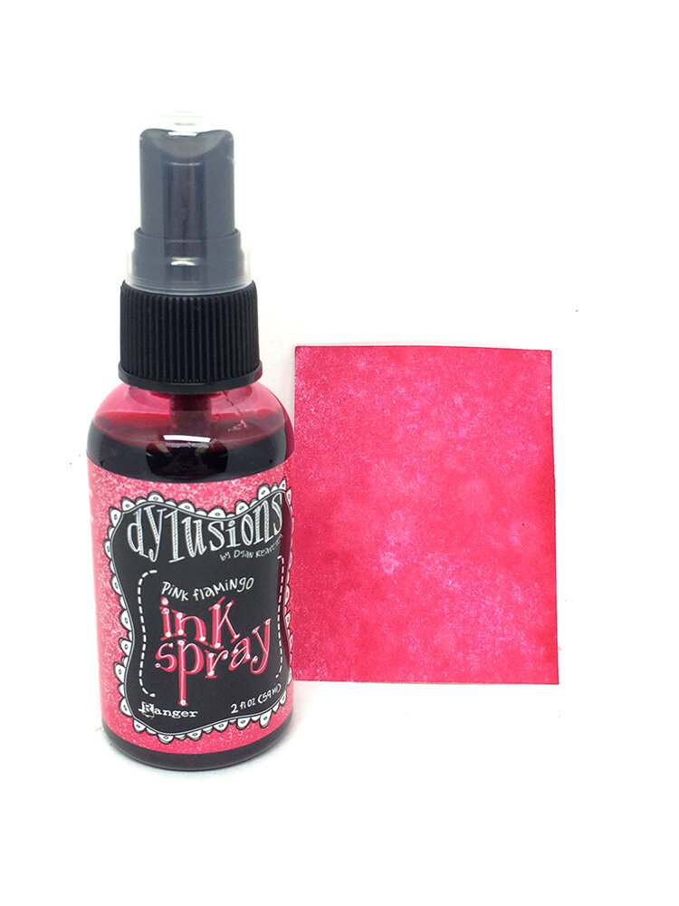 Ranger Dyan Reaveley Dylusions Ink Sprays Pink Flamingo 2 fl oz (DYC70337) Ranger Dyan Reaveley Dylusions Ink Sprays Pink Flamingo 2 fl oz (DYC70337)
