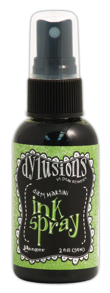 Ranger Dyan Reaveley Dylusions Ink Sprays Dirty Martini 2 fl oz (DYC36753) Ranger Dyan Reaveley Dylusions Ink Sprays Dirty Martini 2 fl oz (DYC36753)