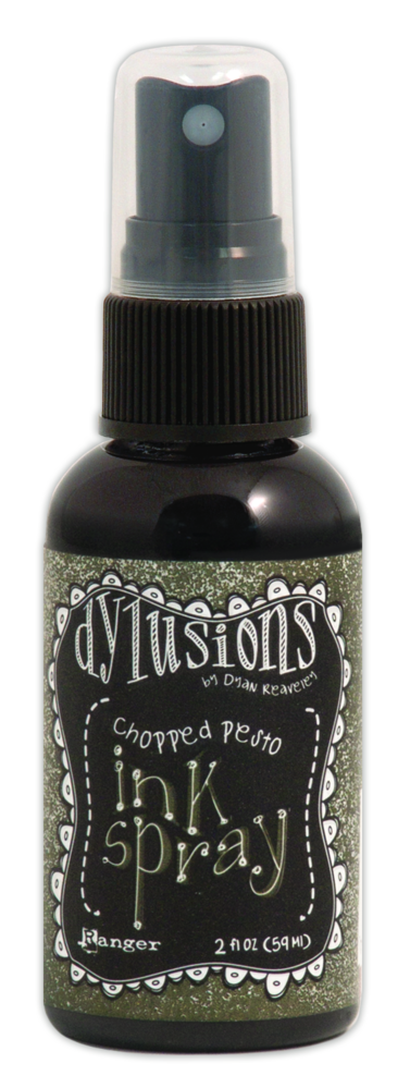 Ranger Dyan Reaveley Dylusions Ink Sprays Chopped Pesto 2 fl oz (DYC40439) Ranger Dyan Reaveley Dylusions Ink Sprays Chopped Pesto 2 fl oz (DYC40439)