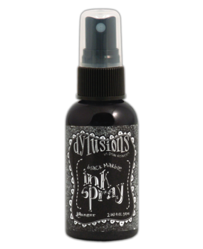 Ranger Dyan Reaveley Dylusions Ink Sprays Black Marble 2 fl oz (DYC33837)