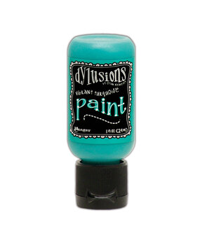 Ranger Dyan Reaveley Dylusions Paints Vibrant Turquoise 1 oz (DYQ70702)