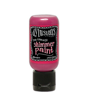 Ranger Dyan Reaveley Dylusions Shimmer Paints Pink Flamingo 1 oz (DYU81449)