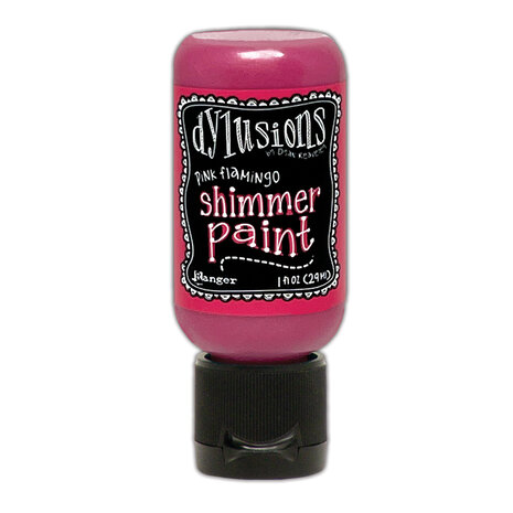 Ranger Dyan Reaveley Dylusions Shimmer Paints Pink Flamingo 1 oz (DYU81449) Ranger Dyan Reaveley Dylusions Shimmer Paints Pink Flamingo 1 oz (DYU81449)