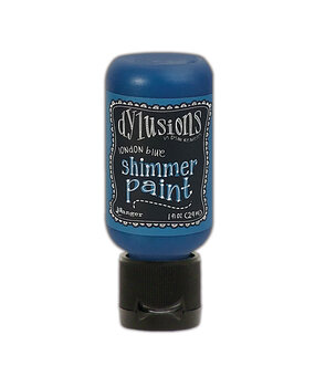 Ranger Dyan Reaveley Dylusions Shimmer Paints London Blue 1 oz (DYU74434)