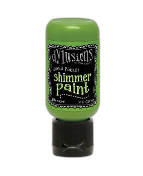 Ranger Dyan Reaveley Dylusions Shimmer Paints Island Parrot 1 oz (DYU81388)