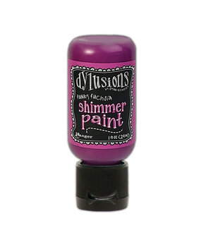 Ranger Dyan Reaveley Dylusions Shimmer Paints Funky Fuchsia 1 oz (DYU74427)