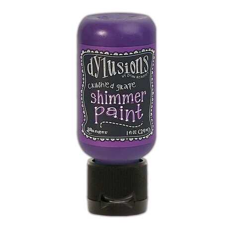 Ranger Dyan Reaveley Dylusions Shimmer Paints Crushed Grape 1 oz (DYU74397)