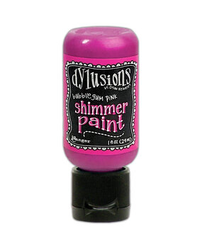 Ranger Dyan Reaveley Dylusions Shimmer Paints Bubblegum Pink 1 oz (DYU74373)
