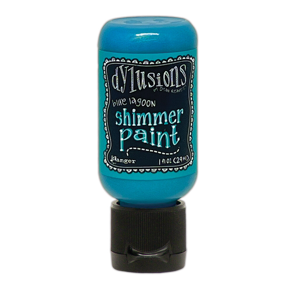 Ranger Dyan Reaveley Dylusions Shimmer Paints Blue Lagoon 1 oz (DYU81333)