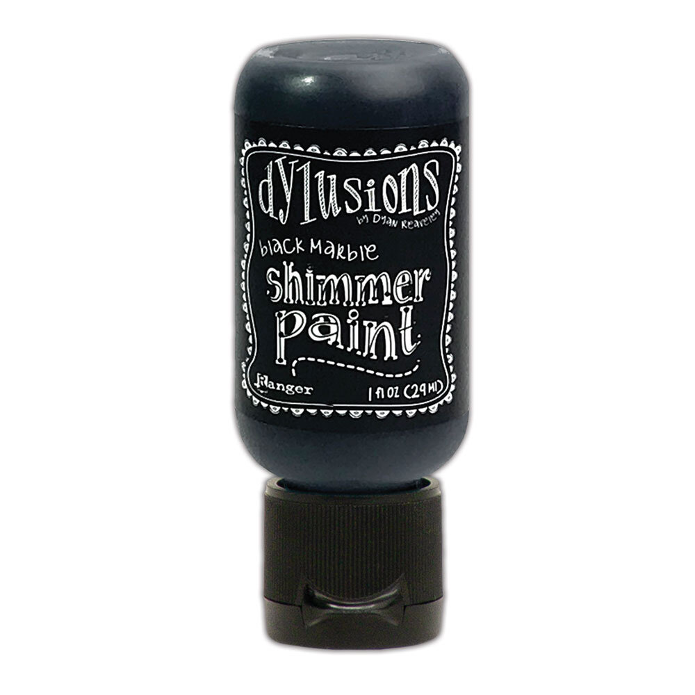 Ranger Dyan Reaveley Dylusions Shimmer Paints Black Marble 1 oz (DYU74366) Ranger Dyan Reaveley Dylusions Shimmer Paints Black Marble 1 oz (DYU74366)