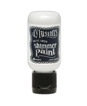 Ranger Dyan Reaveley Dylusions Shimmer Paints White Linen 1 oz (DYU81494)