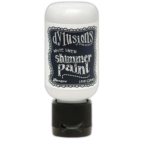 Ranger Dyan Reaveley Dylusions Shimmer Paints White Linen 1 oz (DYU81494)