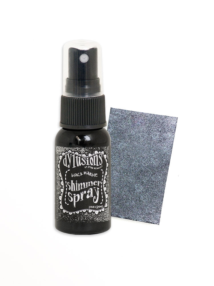 Ranger Dyan Reaveley Dylusions Shimmer Sprays Black Marble 1 fl oz (DYH60765)