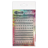 Ranger Dyan Reaveley Dylusions Diddy Clear Stamps Mini Doodles (DYB80022) (DISCONTINUED)