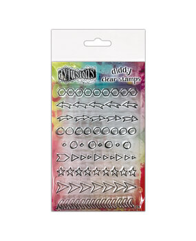 Ranger Dyan Reaveley Dylusions Diddy Clear Stamps Doodles (DYB80015) (DISCONTINUED)