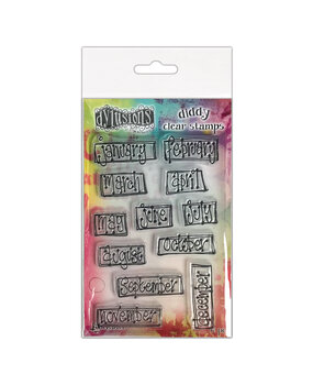 Ranger Dyan Reaveley Dylusions Diddy Clear Stamps Boxed Monthly (DYB79996) (DISCONTINUED)