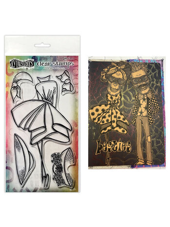 Ranger Dyan Reaveley Dylusions Couture Stamps Walk in the Park (DYB78401) (DISCONTINUED)