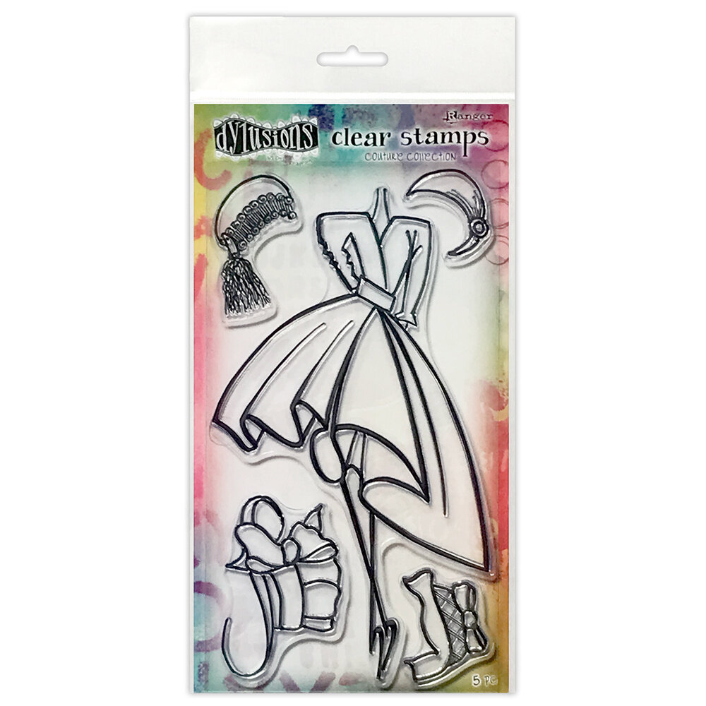 Ranger Dyan Reaveley Dylusions Couture Stamps Night At the Opera (DYB78388) (DISCONTINUED)