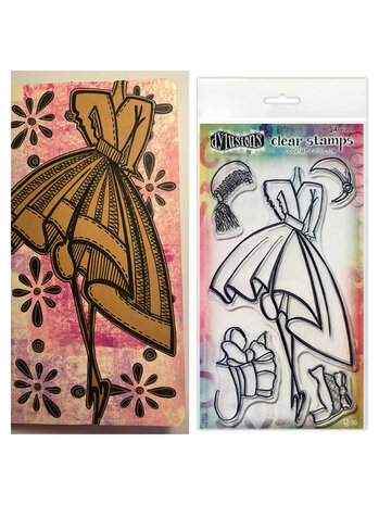 Ranger Dyan Reaveley Dylusions Couture Stamps Night At the Opera (DYB78388) (DISCONTINUED)