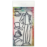 Ranger Dyan Reaveley Dylusions Couture Stamps Man About Town (DYB78364) (DISCONTINUED)