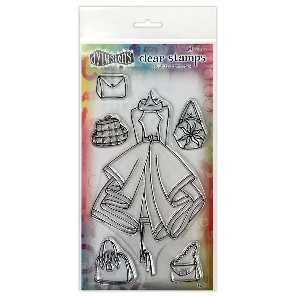 Ranger Dyan Reaveley Dylusions Couture Stamps Ladies Who Lunch (DYB78340) (DISCONTINUED) Ranger Dyan Reaveley Dylusions Couture Stamps Ladies Who Lunch (DYB78340) (DISCONTINUED)