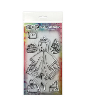 Ranger Dyan Reaveley Dylusions Couture Stamps Ladies Who Lunch (DYB78340) (DISCONTINUED)