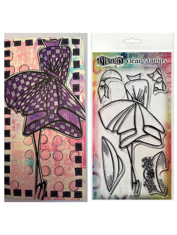 Ranger Dyan Reaveley Dylusions Couture Stamps Ladies Who Lunch (DYB78340) (DISCONTINUED) Ranger Dyan Reaveley Dylusions Couture Stamps Ladies Who Lunch (DYB78340) (DISCONTINUED)