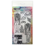 Ranger Dyan Reaveley Dylusions Couture Stamps A Day at the Races, Duo (DYB78333) (DISCONTINUED)