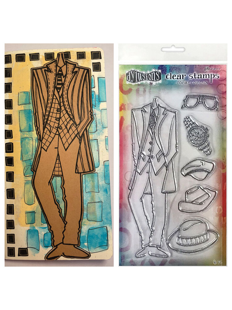 Ranger Dyan Reaveley Dylusions Couture Stamps A Day at the Races (DYB78326) (DISCONTINUED) Ranger Dyan Reaveley Dylusions Couture Stamps A Day at the Races (DYB78326) (DISCONTINUED)