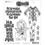 Ranger Dyan Reaveley Dylusions Stamps Let Me Adjust My Crown (DYR66989) (DISCONTINUED)