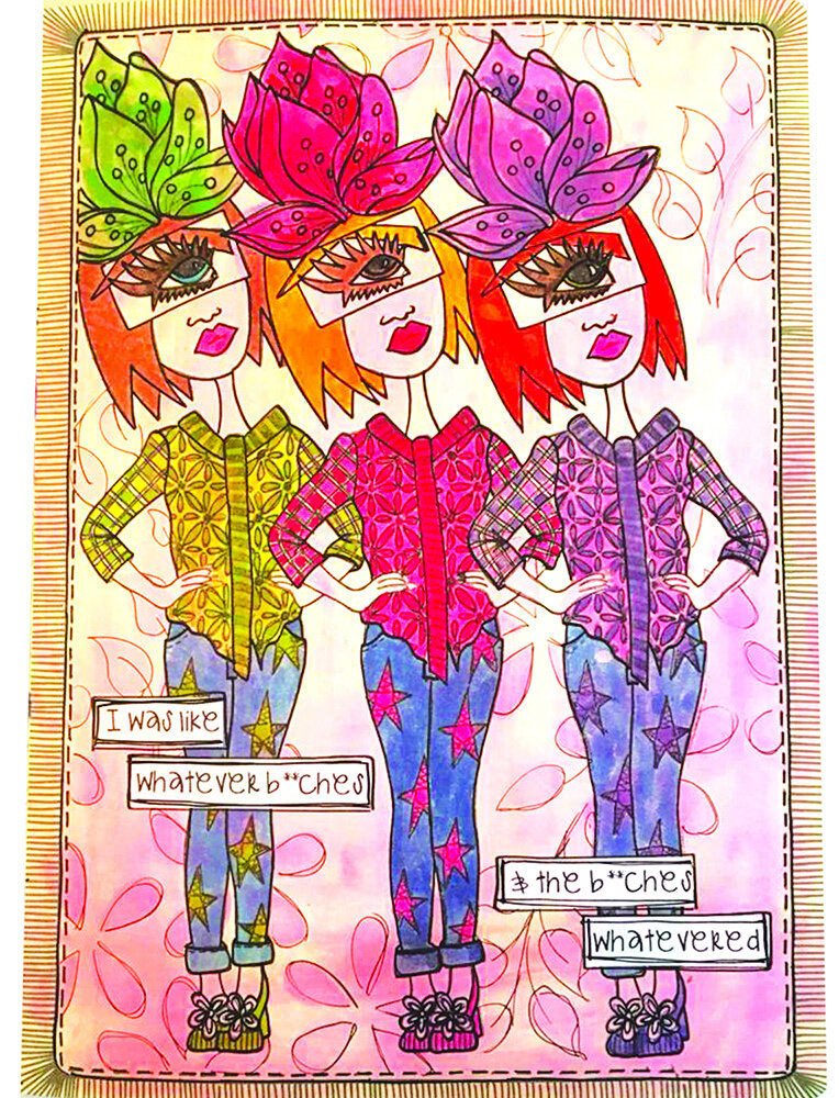 Ranger Dyan Reaveley Dylusions Stamps Let Me Adjust My Crown (DYR66989) (DISCONTINUED) Ranger Dyan Reaveley Dylusions Stamps Let Me Adjust My Crown (DYR66989) (DISCONTINUED)